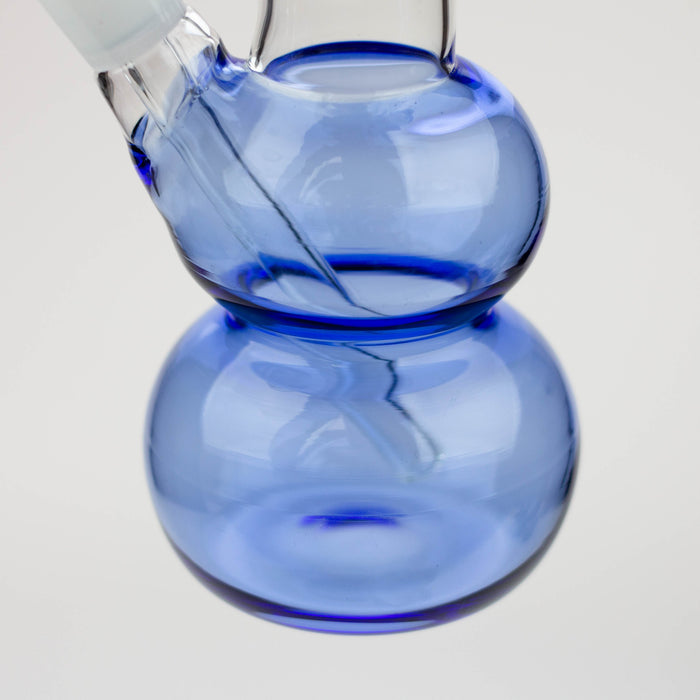 7" color  double ball glass water bong | Jupiter Grass