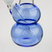 7" color  double ball glass water bong | Jupiter Grass