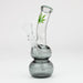 7" color  double ball glass water bong | Jupiter Grass