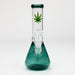 7" color glass water beaker bong | Jupiter Grass