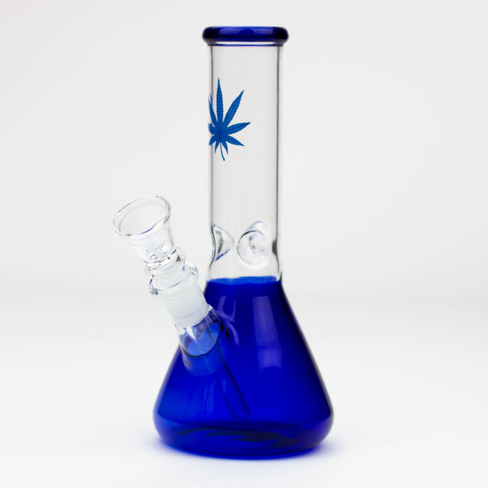 7" color glass water beaker bong | Jupiter Grass