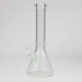 13.5" Classic beaker 7 mm glass water bong | Jupiter Grass