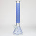 18" LV Glow in the dark 7 mm glass water bong | Jupiter Grass