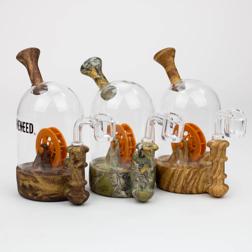 WENEED®- 6'' Waterwheel Silicone Rig | Jupiter Grass
