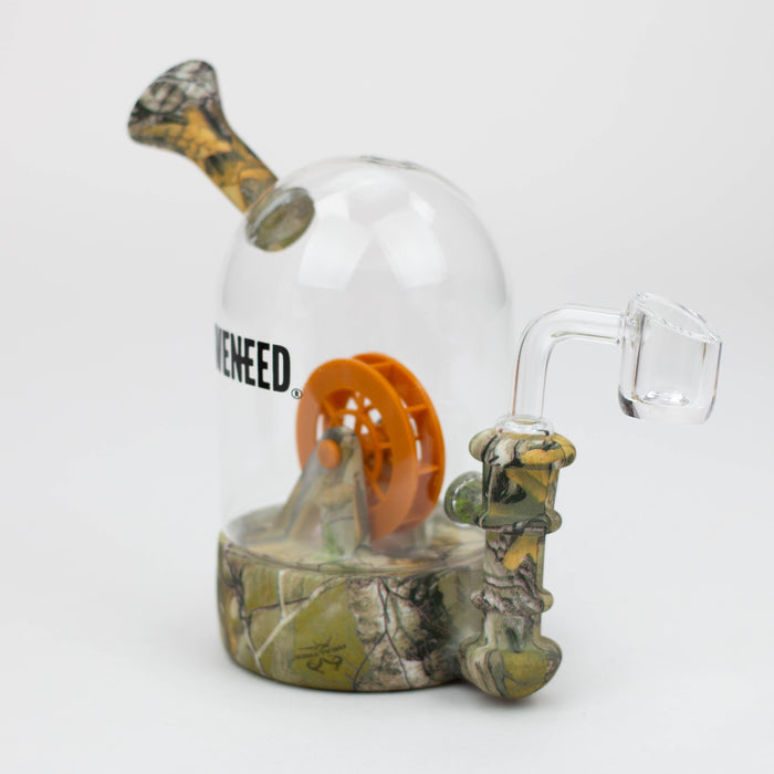 WENEED®- 6'' Waterwheel Silicone Rig | Jupiter Grass