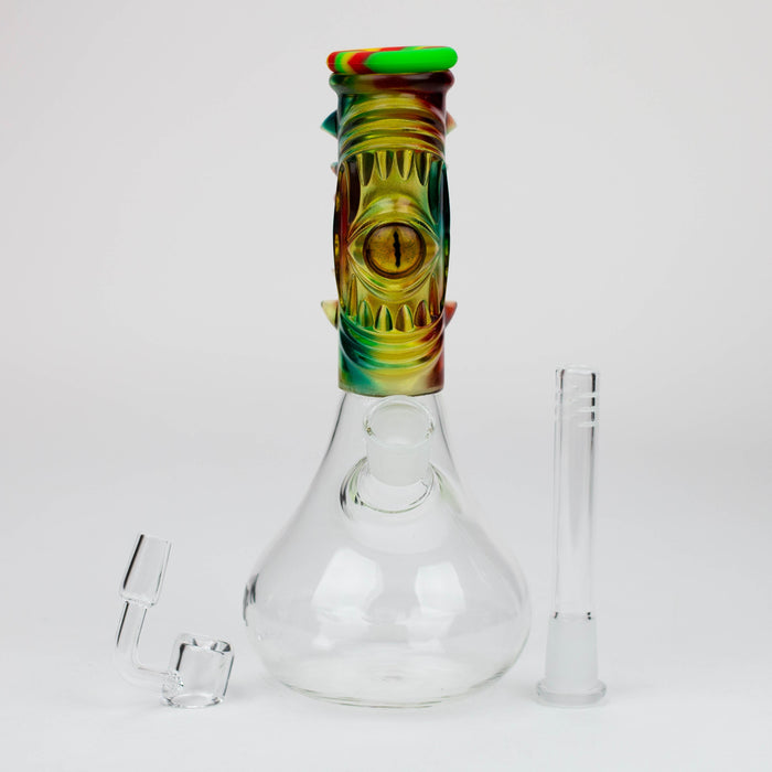 WENEED®- 10'' Silicone Resin Eye Glass Rig | Jupiter Grass