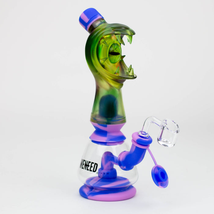 WENEED®- 9'' Leak Proof Monster Eyes Silicone Rig | Jupiter Grass