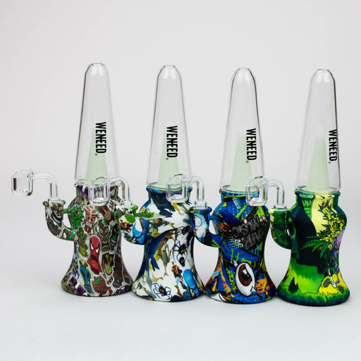 WENEED®- 10'' Silicone Grafiti Rig | Jupiter Grass