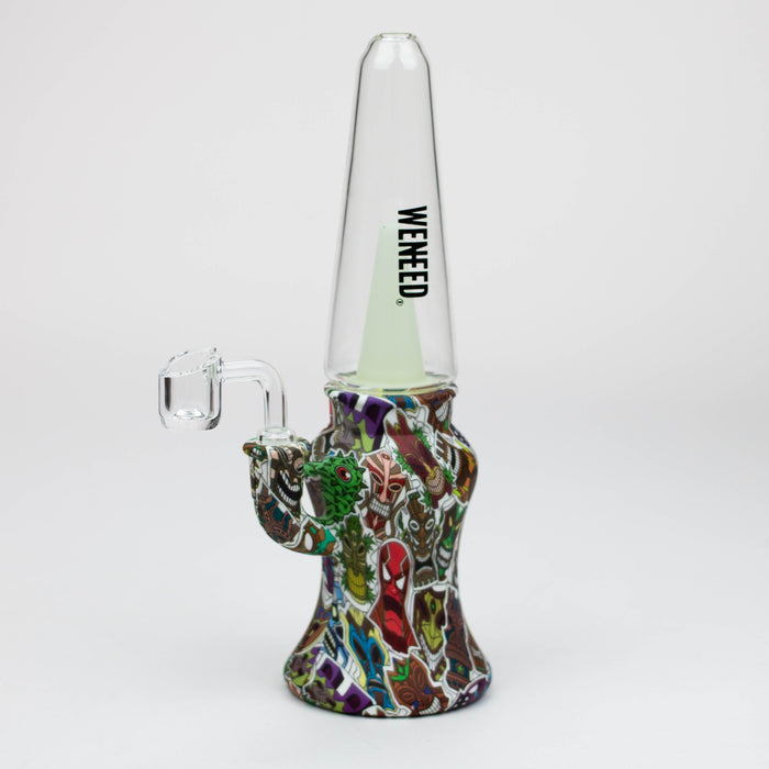 WENEED®- 10'' Silicone Grafiti Rig | Jupiter Grass