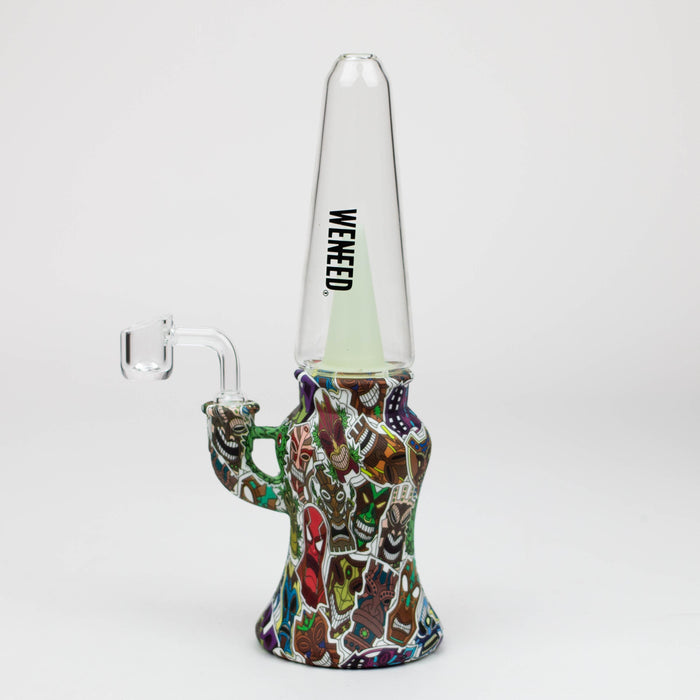 WENEED®- 10'' Silicone Grafiti Rig | Jupiter Grass