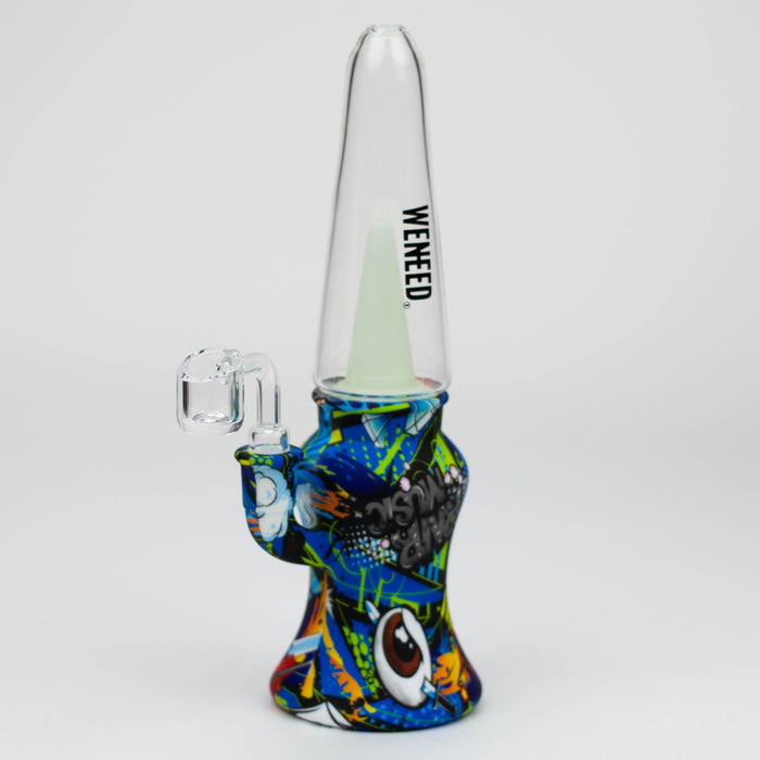 WENEED®- 10'' Silicone Grafiti Rig | Jupiter Grass