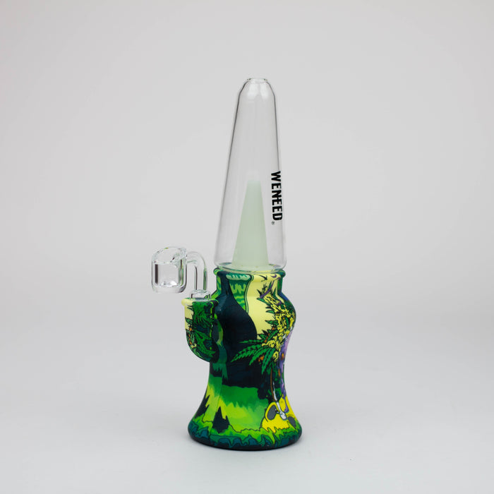 WENEED®- 10'' Silicone Grafiti Rig | Jupiter Grass