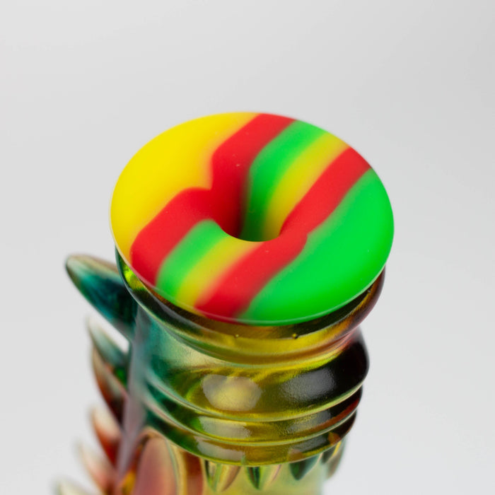 WENEED®- 10'' Silicone Resin Eye Glass Rig | Jupiter Grass