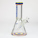 preemo - 10.5 inch Triple Band Beaker [P022] | Jupiter Grass