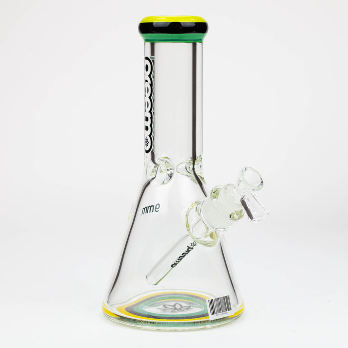 preemo - 10.5 inch Triple Band Beaker [P022] | Jupiter Grass