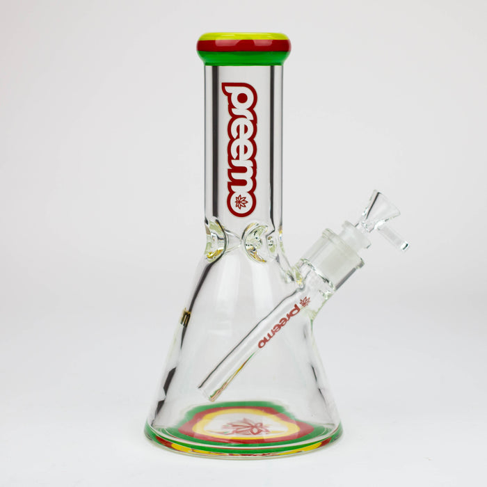preemo - 10.5 inch Triple Band Beaker [P022] | Jupiter Grass