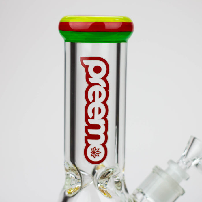 preemo - 10.5 inch Triple Band Beaker [P022] | Jupiter Grass
