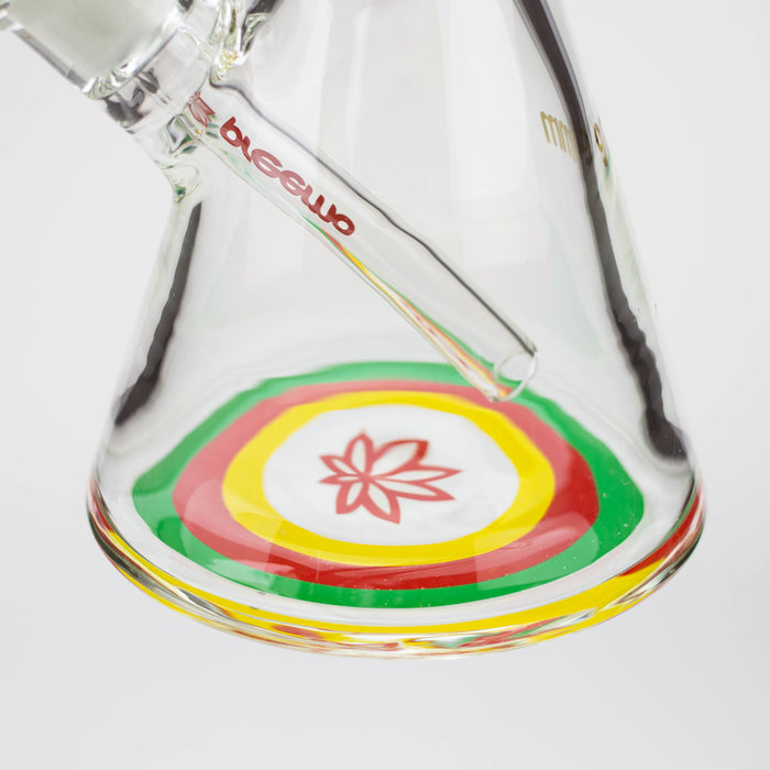preemo - 10.5 inch Triple Band Beaker [P022] | Jupiter Grass
