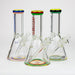 preemo - 10.5 inch Triple Band Beaker [P022] | Jupiter Grass