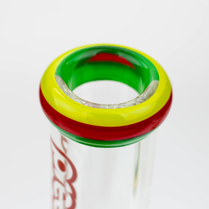 preemo - 10.5 inch Triple Band Beaker [P022] | Jupiter Grass