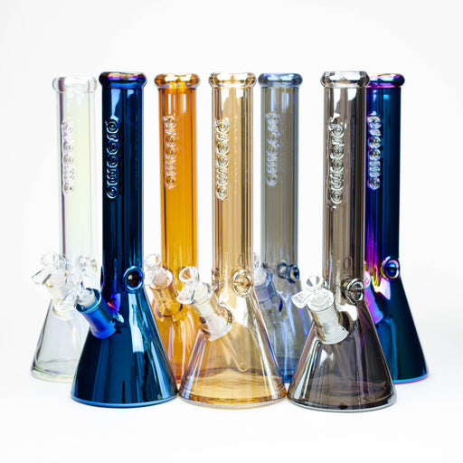 preemo - 16 inch 9mm Ion Plated Beaker [P068] | Jupiter Grass