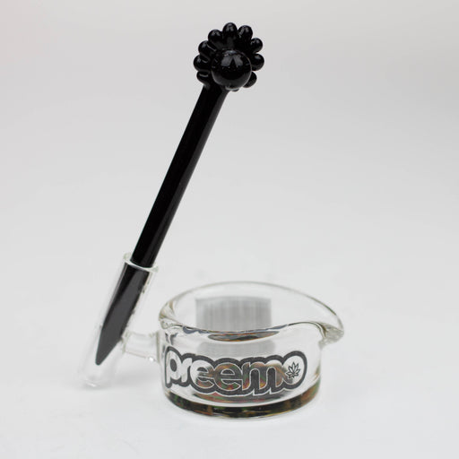 preemo - Glass Dabber and Dish Set [P052] | Jupiter Grass
