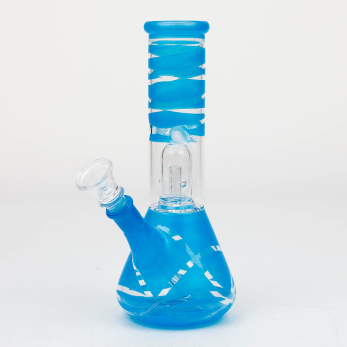 8" single dome percolator glass water bong | Jupiter Grass