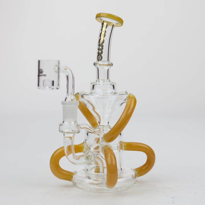 preemo - 8 inch 6-Arm Recycler Rig [P032] | Jupiter Grass