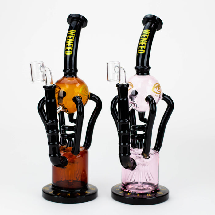 WENEED®-12" Weneed Dark Alchemy Recycler Rig | Jupiter Grass