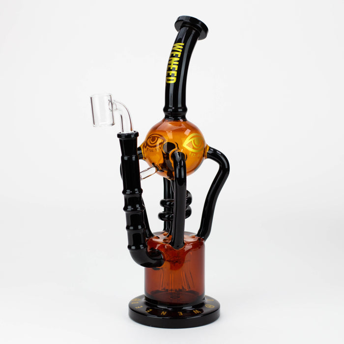 WENEED®-12" Weneed Dark Alchemy Recycler Rig | Jupiter Grass