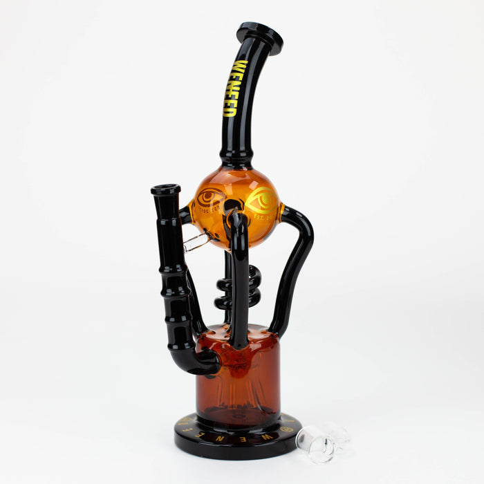 WENEED®-12" Weneed Dark Alchemy Recycler Rig | Jupiter Grass