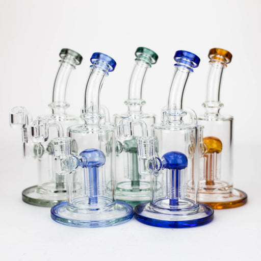 9" Dab Rig with 6 arms perc & Banger [230235] | Jupiter Grass