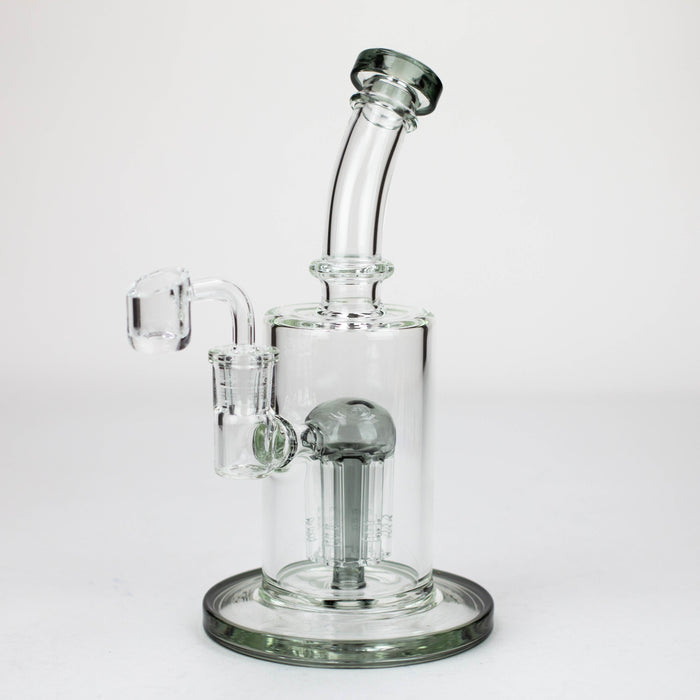 9" Dab Rig with 6 arms perc & Banger [230235] | Jupiter Grass