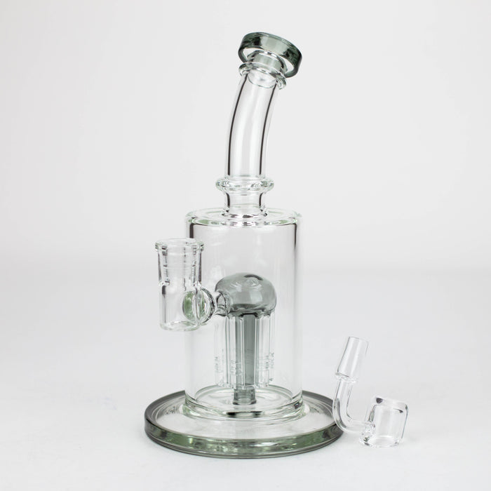 9" Dab Rig with 6 arms perc & Banger [230235] | Jupiter Grass