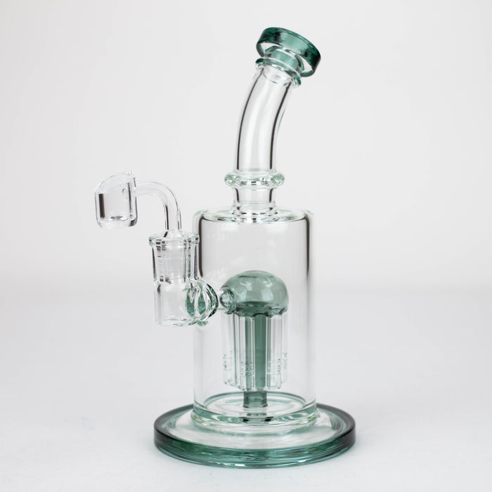 9" Dab Rig with 6 arms perc & Banger [230235] | Jupiter Grass