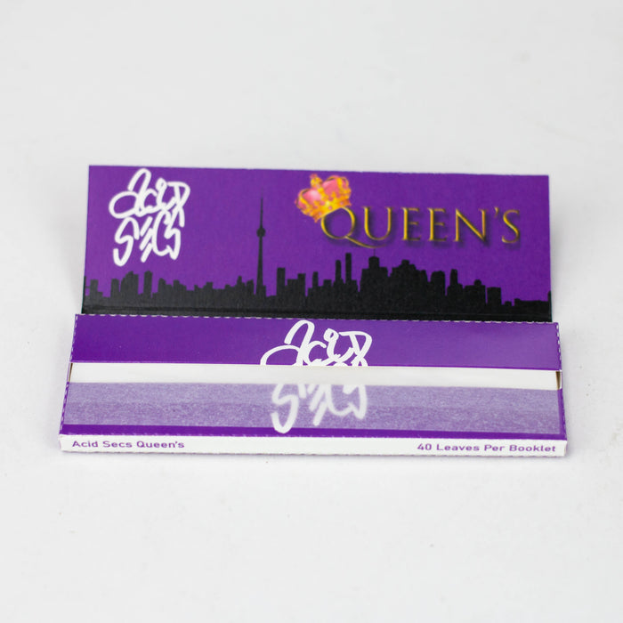 Acid Secs | Ultra thin rice Queen's Rolling Papers | Jupiter Grass