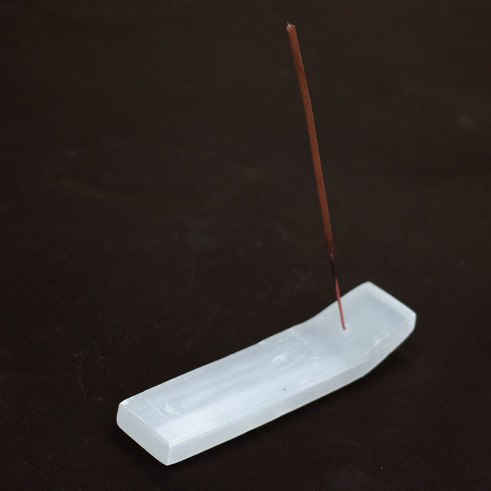 Acid Secs | Selenite Crystal Incense Holder | Jupiter Grass