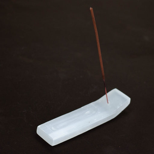Acid Secs | Selenite Crystal Incense Holder | Jupiter Grass