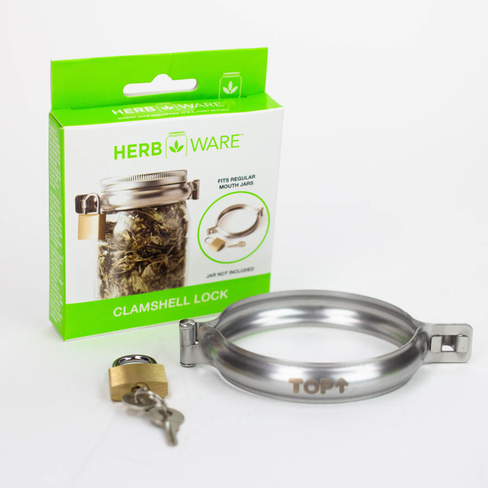 HERBWARE | Mason Jar Pad Lock | Jupiter Grass