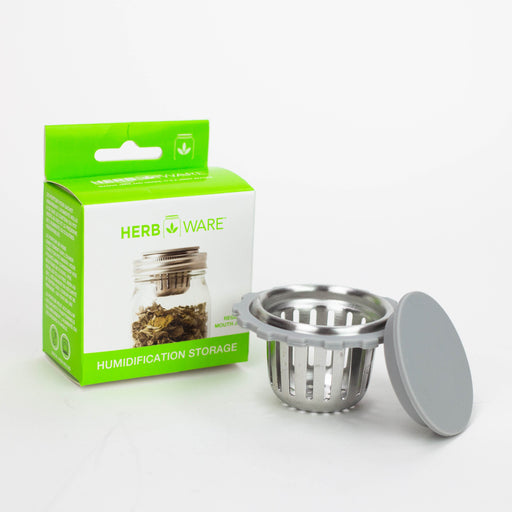 HERBWARE | Mason Jar Humidity PK holder R | Jupiter Grass