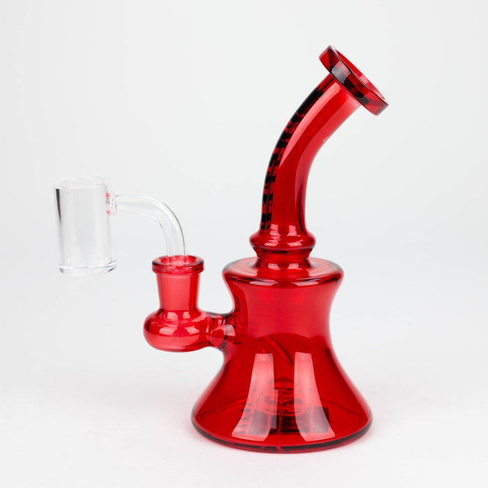 Castle Glassworks | 7" Mini Electroplated Rig | Jupiter Grass