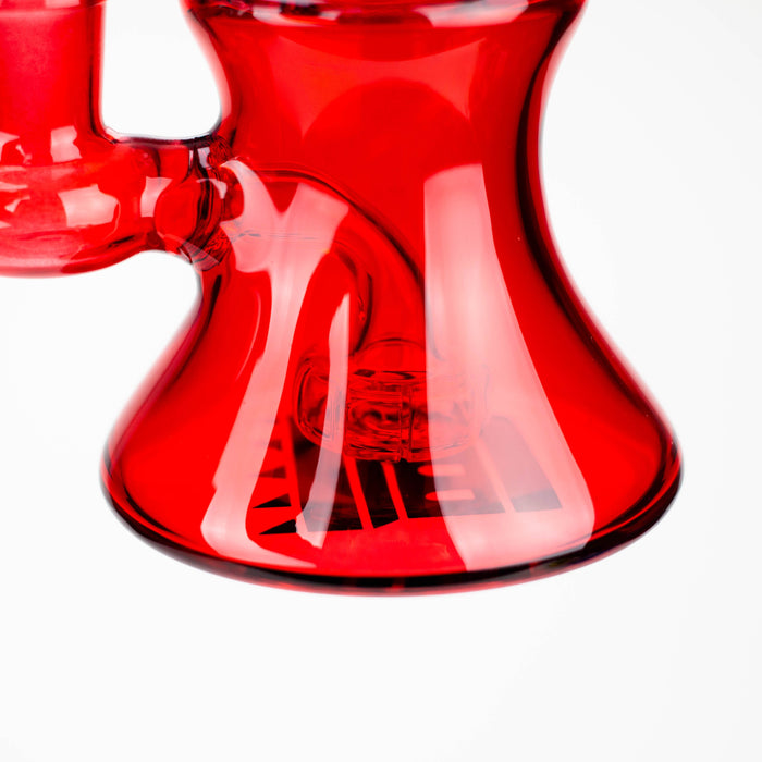 Castle Glassworks | 7" Mini Electroplated Rig | Jupiter Grass