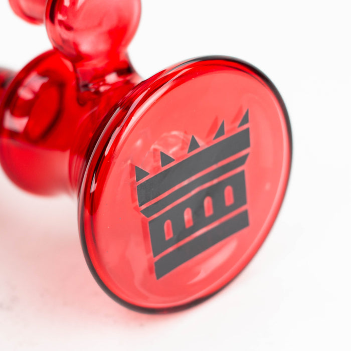 Castle Glassworks | 7" Mini Electroplated Rig | Jupiter Grass