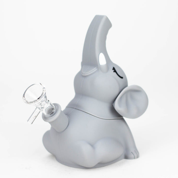 6" Elephant silicone water pipe [YS-377] | Jupiter Grass