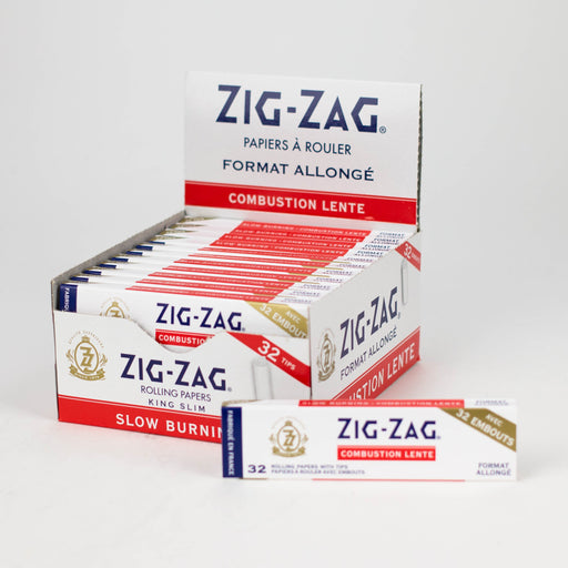 Zig Zag | White King slim Paper and Tips | Jupiter Grass