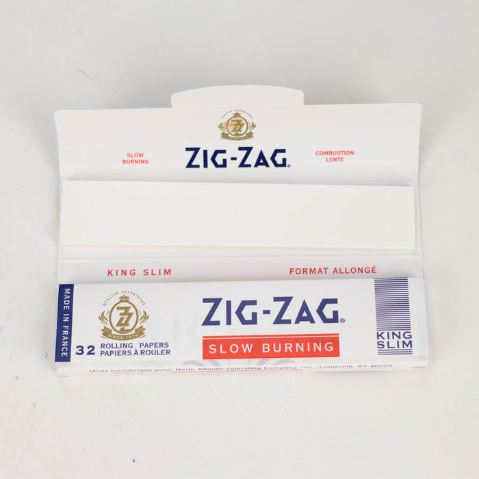 Zig Zag | White King slim Paper and Tips | Jupiter Grass