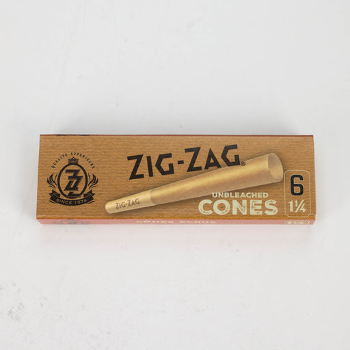 Pre-Rolled Cones - Zig-Zag Brown 1 1/4 Papers Box of 24 | Jupiter Grass
