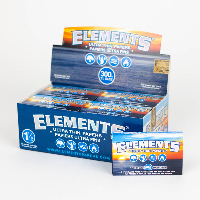 Elements Ultra Thin Rice Rolling Papers 300 x 1 1/4 Size Papers | Jupiter Grass