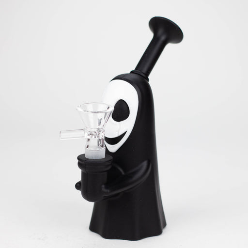 6.5" Ghost Face Water Pipe [YS-609] | Jupiter Grass