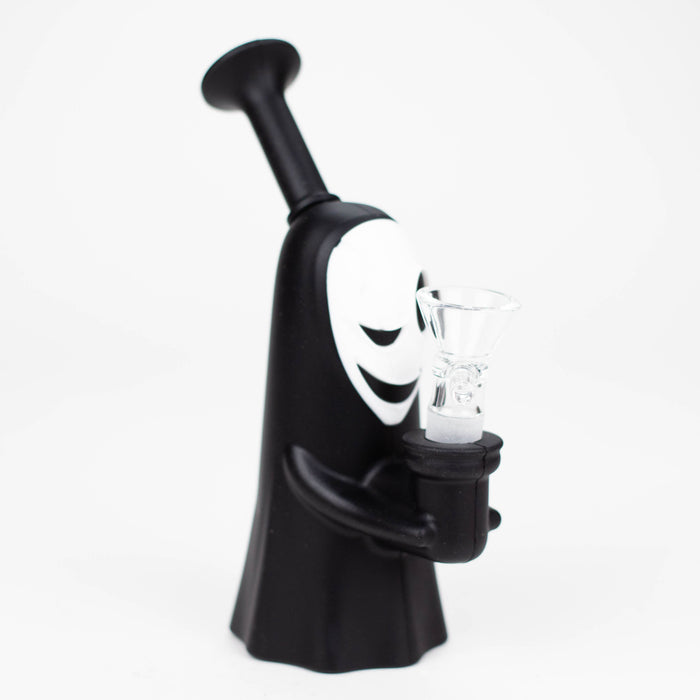 6.5" Ghost Face Water Pipe [YS-609] | Jupiter Grass